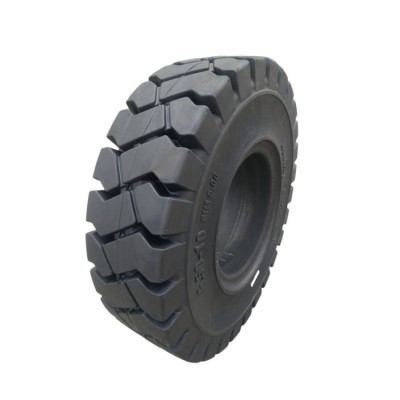 Hot sale resilient solid tire forklift 650x10 with rim